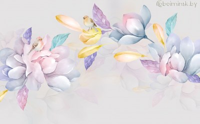 Фотообои De-Art Весенний щебет